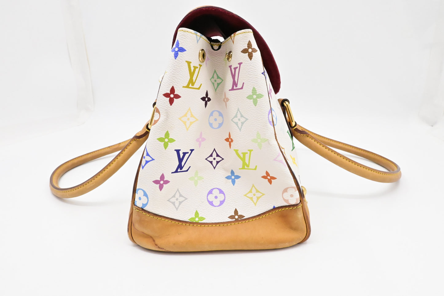 Louis Vuitton Beverly GM in White Multicolor Canvas