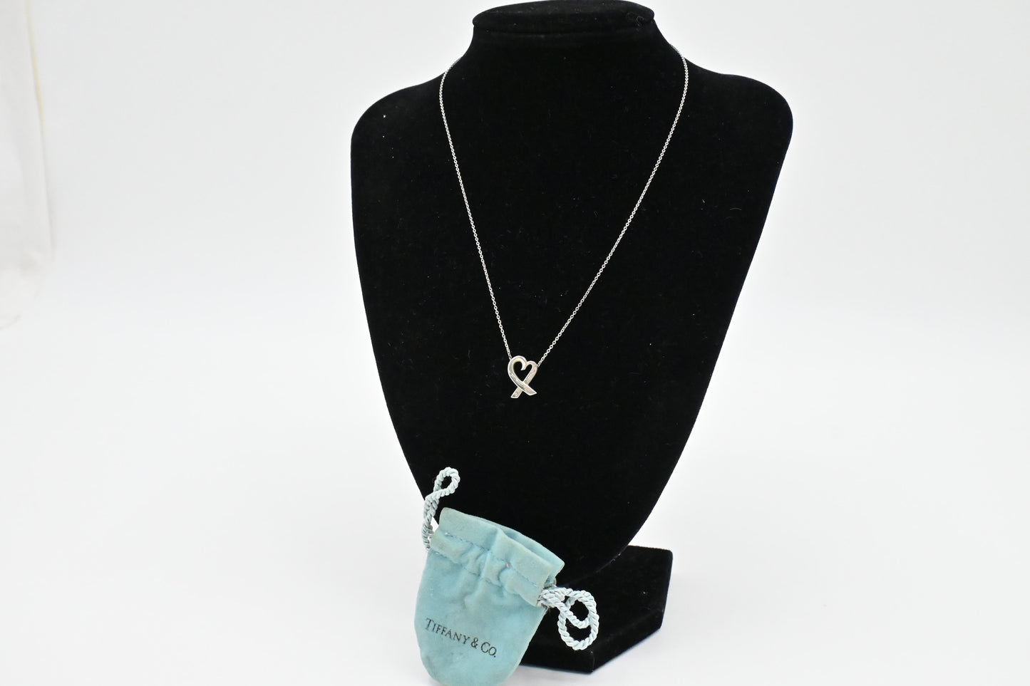 Tiffany & Co. Loving Heart Necklace in Sterling Silver