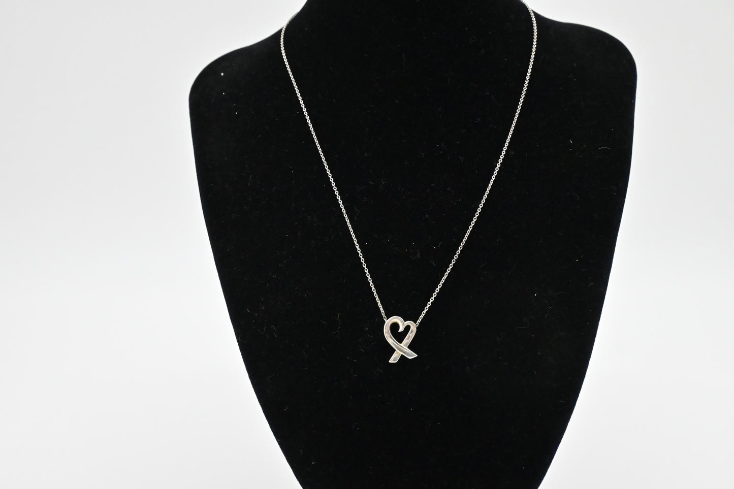 Tiffany & Co. Loving Heart Necklace in Sterling Silver