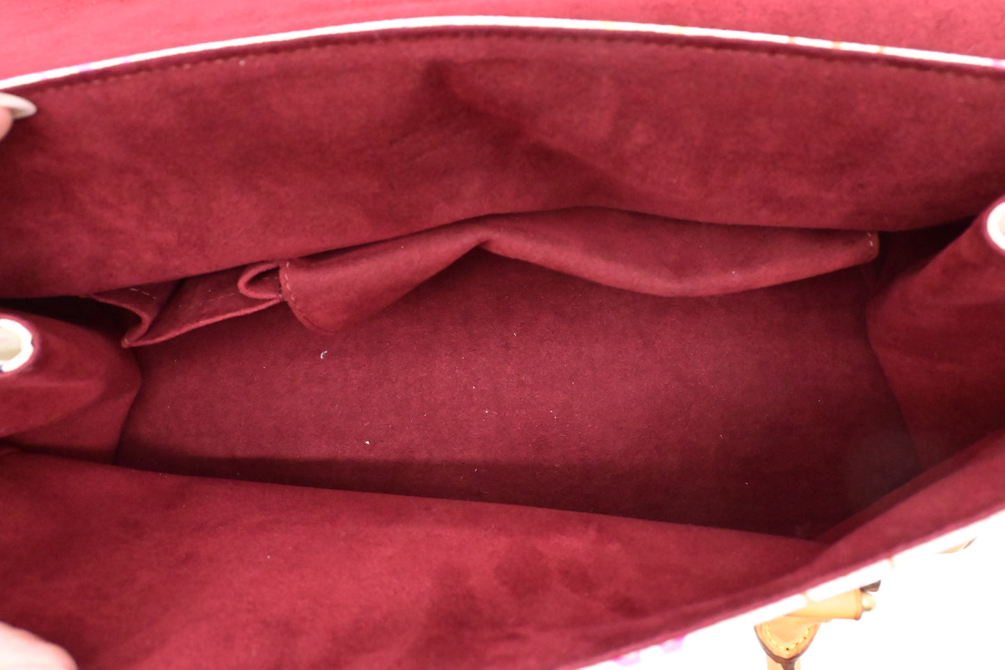 Louis Vuitton Beverly GM in White Multicolor Canvas