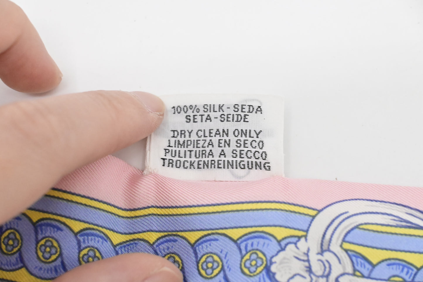Hermes 'Bride de Cour' Twilly in Pink Silk