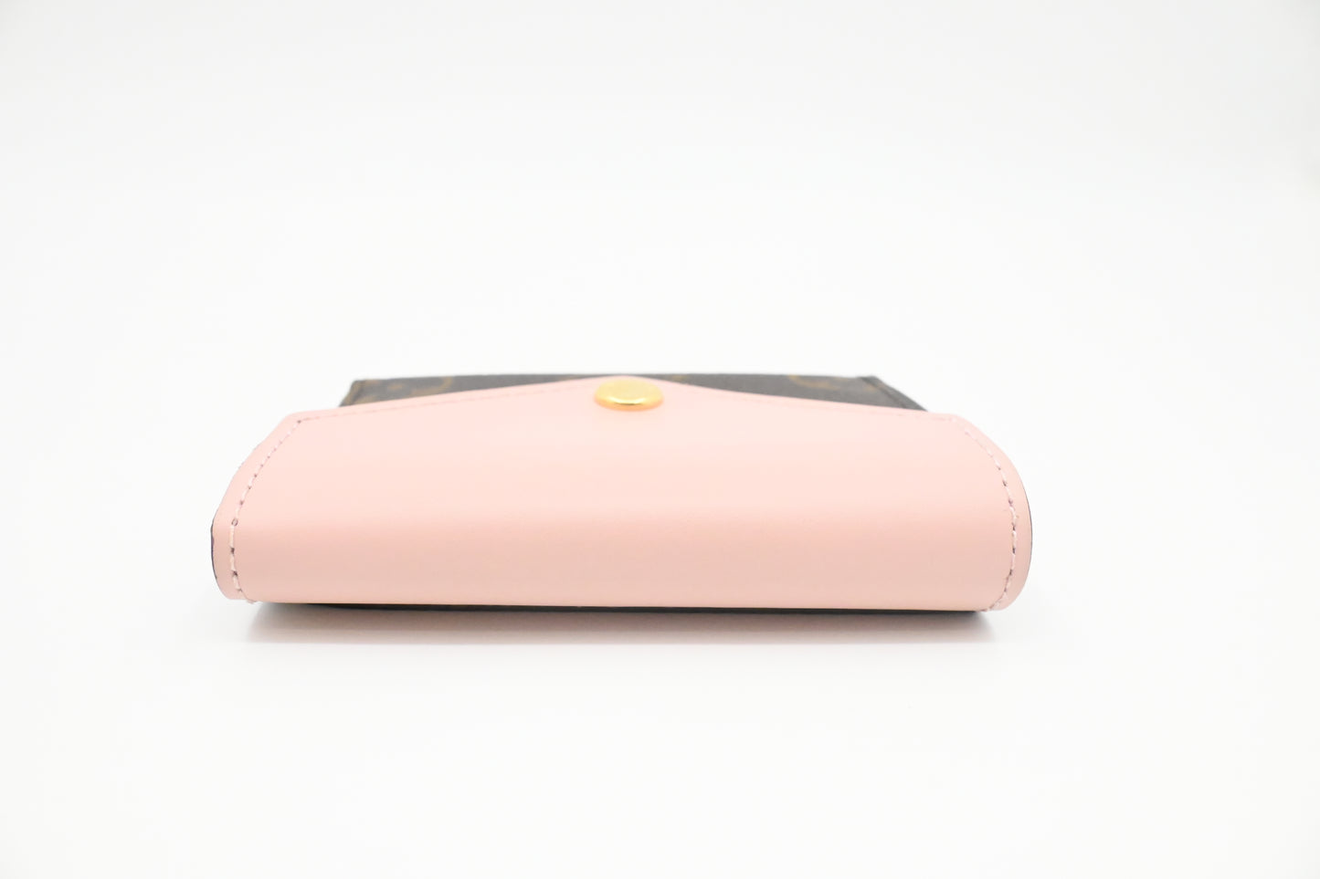 Louis Vuitton Zoe Wallet in Pink Leather and Monogram Canvas