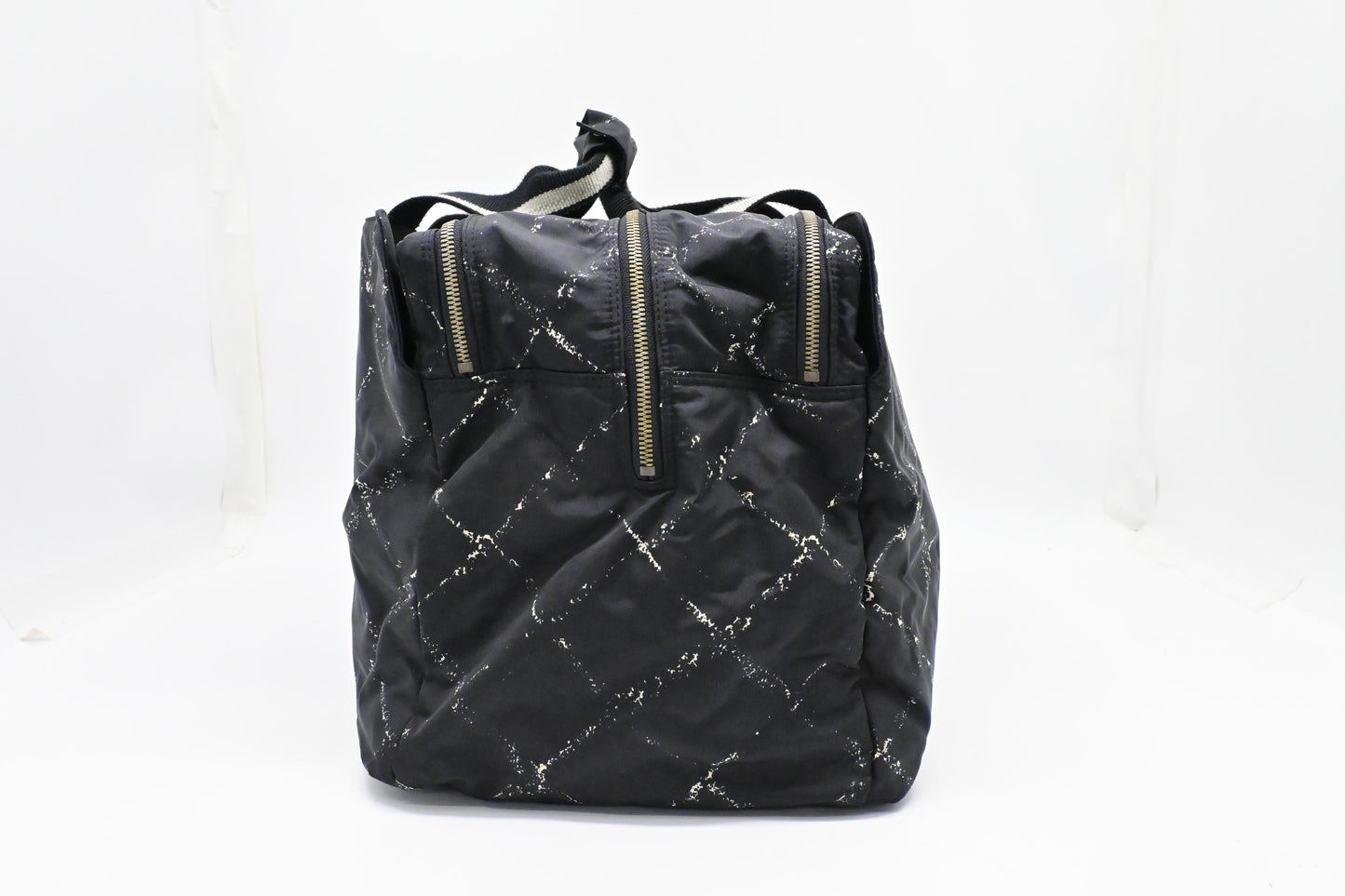 Chanel Travel Line Travel Bag in Black Nylon