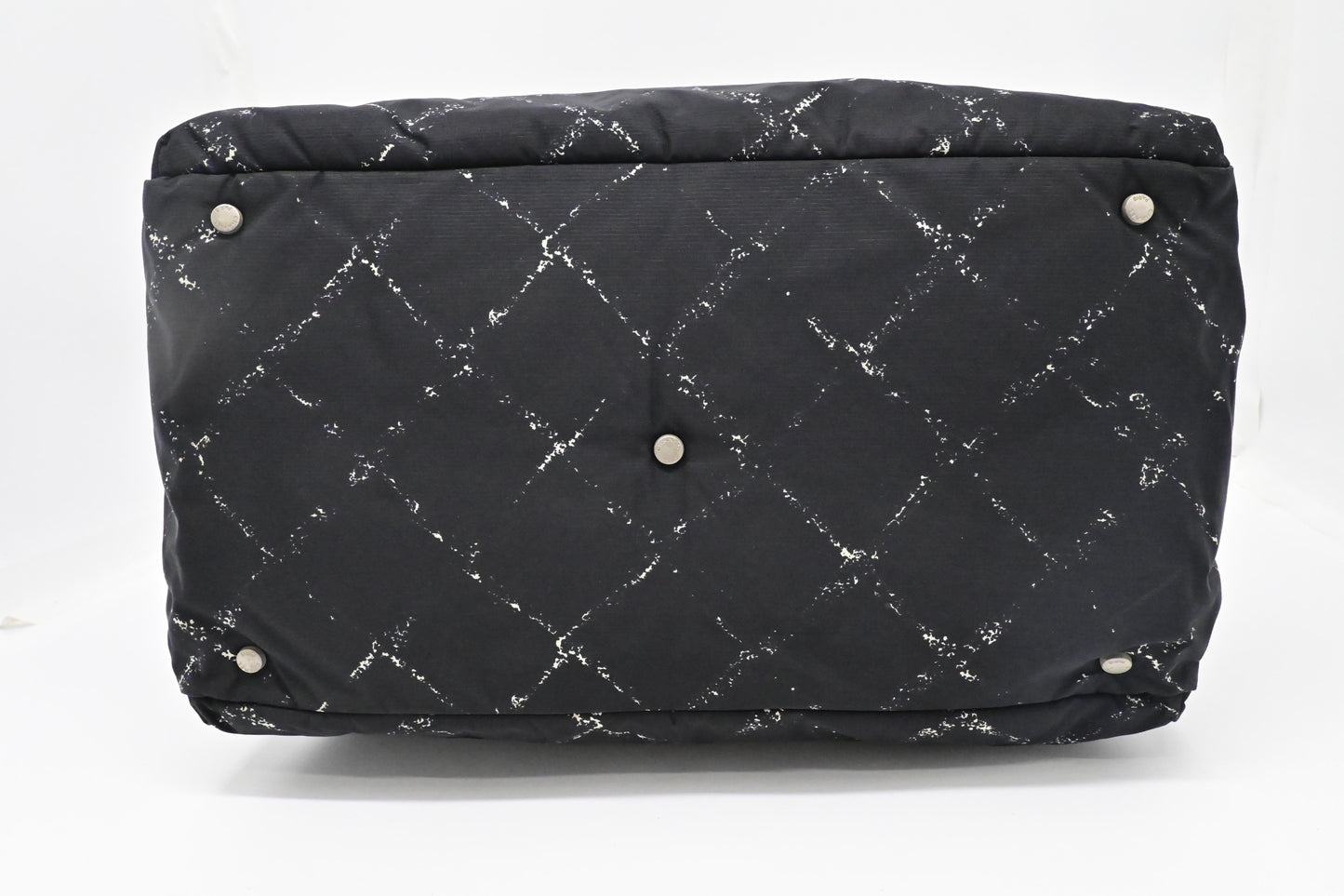 Chanel Travel Line Travel Bag in Black Nylon