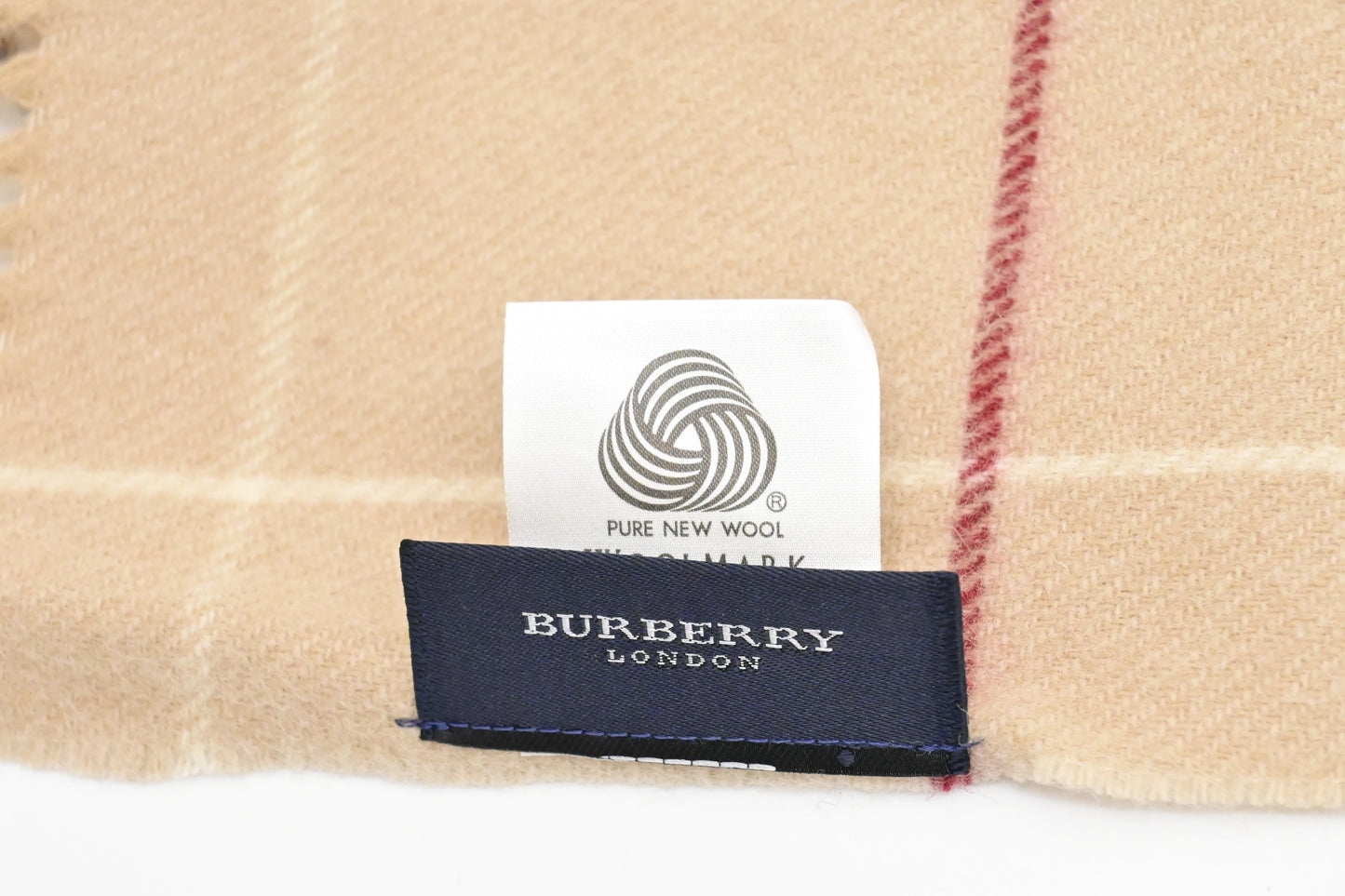 Burberry Stole in Beige New Wool