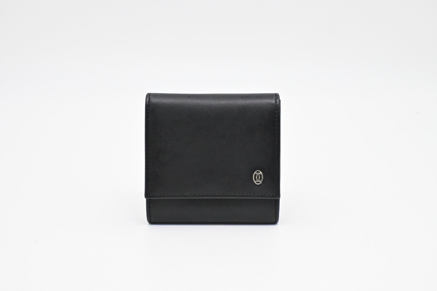 Cartier Coin Case in Black Leather