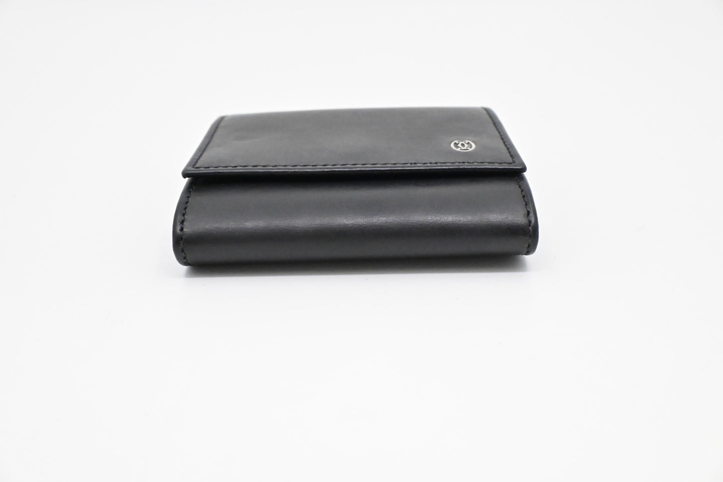 Cartier Coin Case in Black Leather