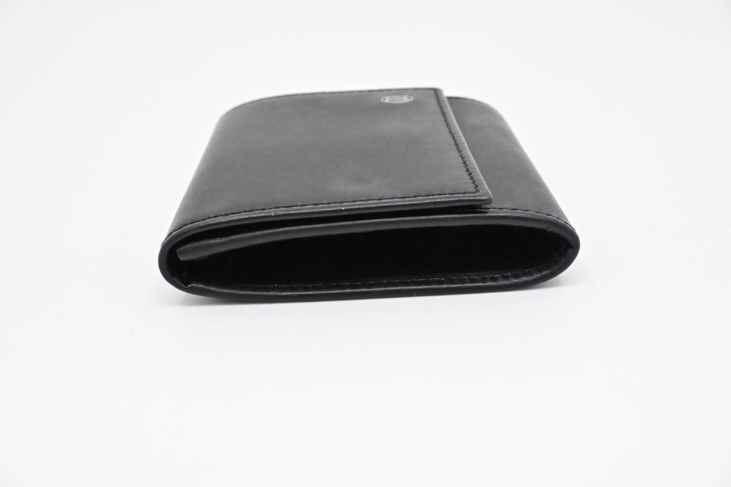 Cartier Coin Case in Black Leather