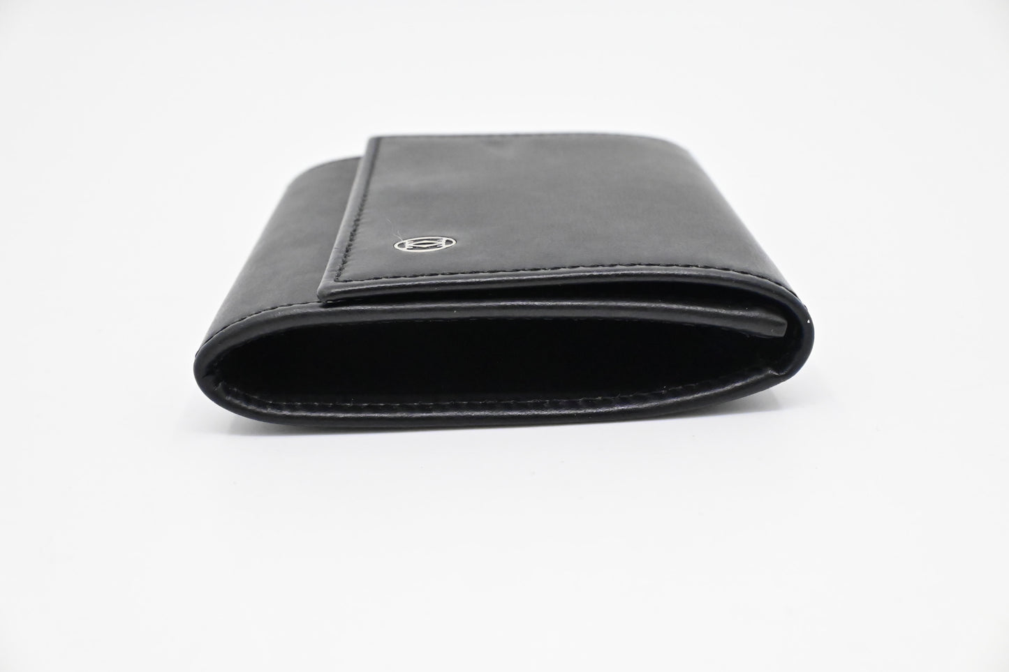 Cartier Coin Case in Black Leather