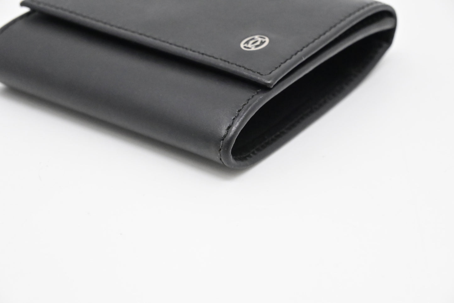 Cartier Coin Case in Black Leather