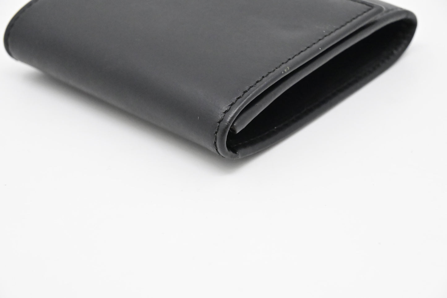 Cartier Coin Case in Black Leather