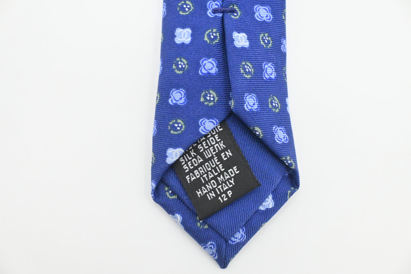 Chanel Tie in Blue Silk