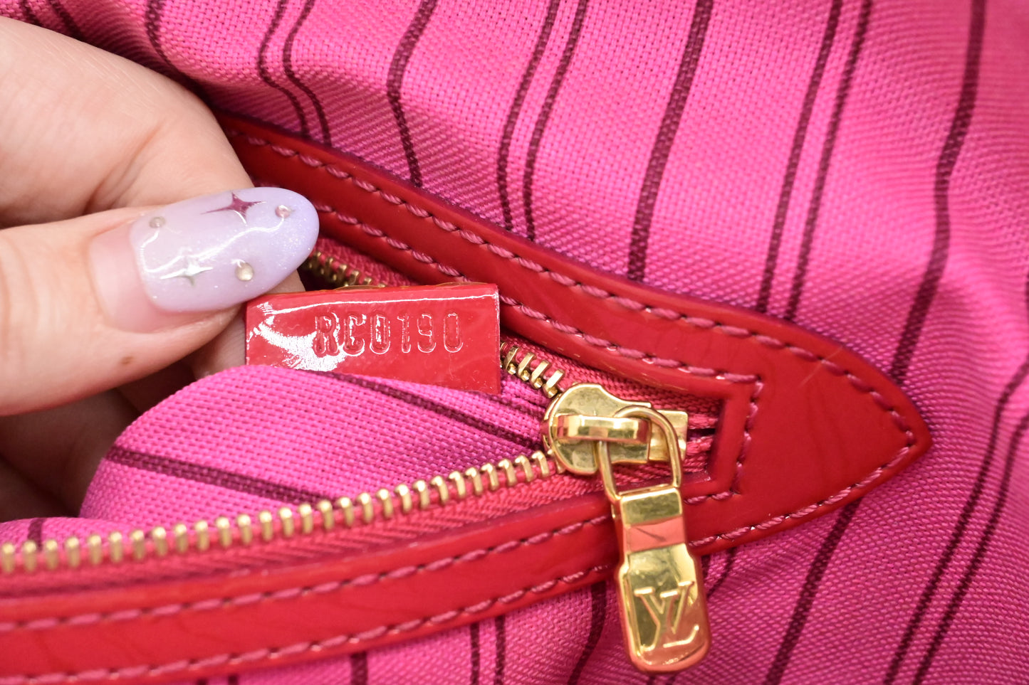 Louis Vuitton x Takashi Murakami Cosmic Blossom Tote in Pink Vinyl