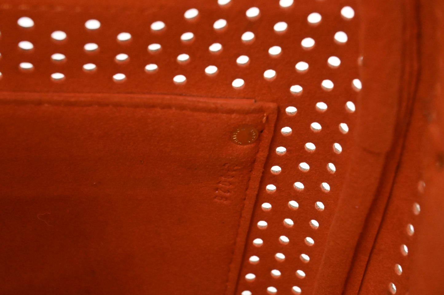 Louis Vuitton Speedy 30 in Orange and Perforated Monogram Canvas