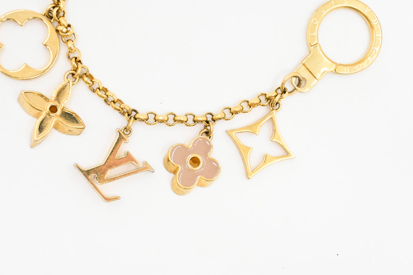 Louis Vuitton Fleur de Monogram Bag Charm Chain