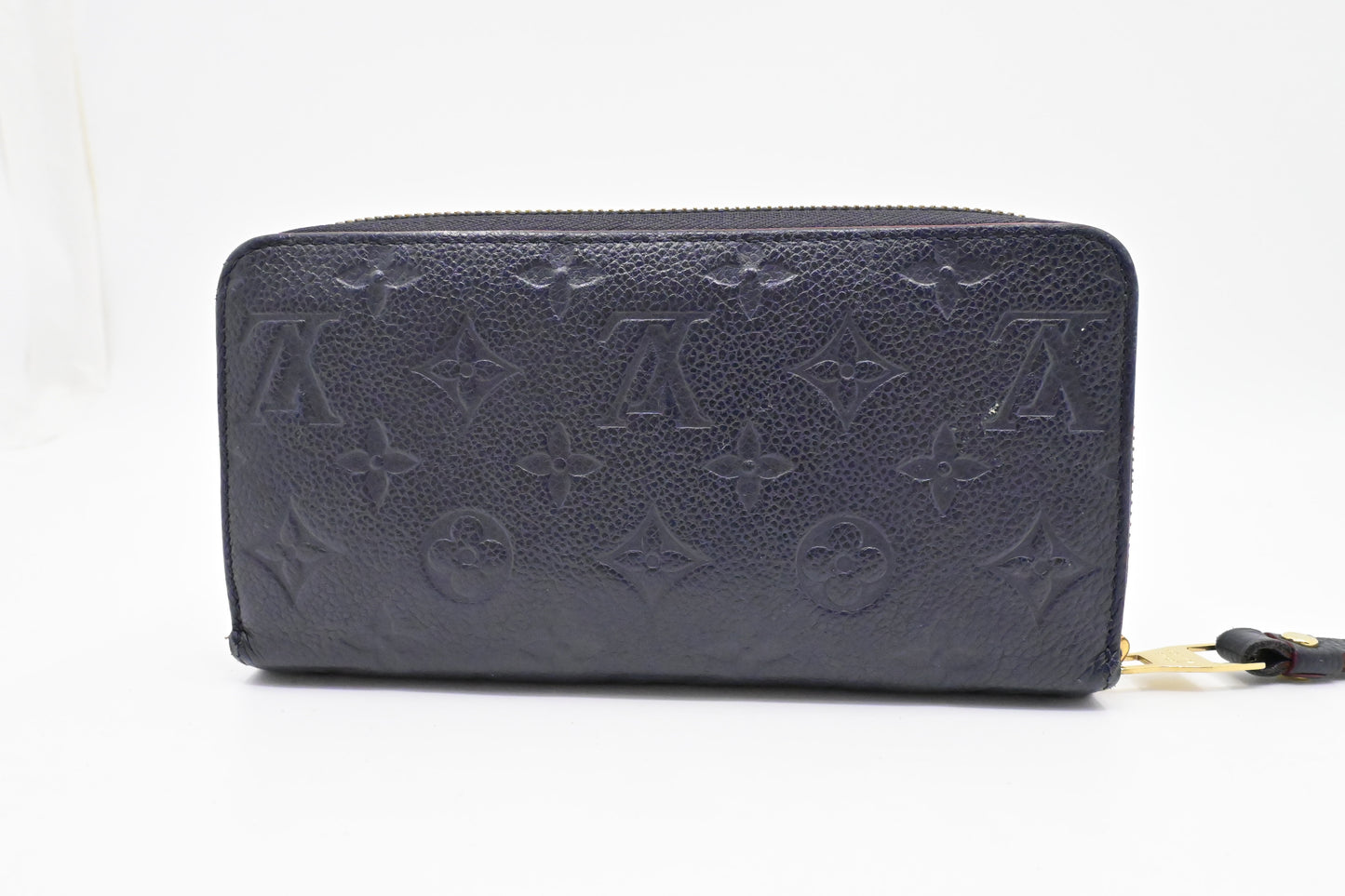 Louis Vuitton Zippy Long Wallet in Marine Rouge Empreinte Leather