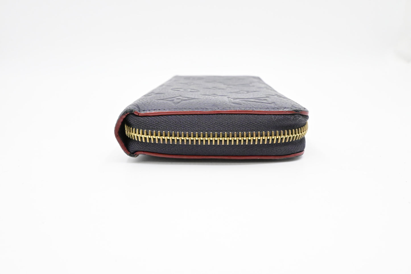 Louis Vuitton Zippy Long Wallet in Marine Rouge Empreinte Leather