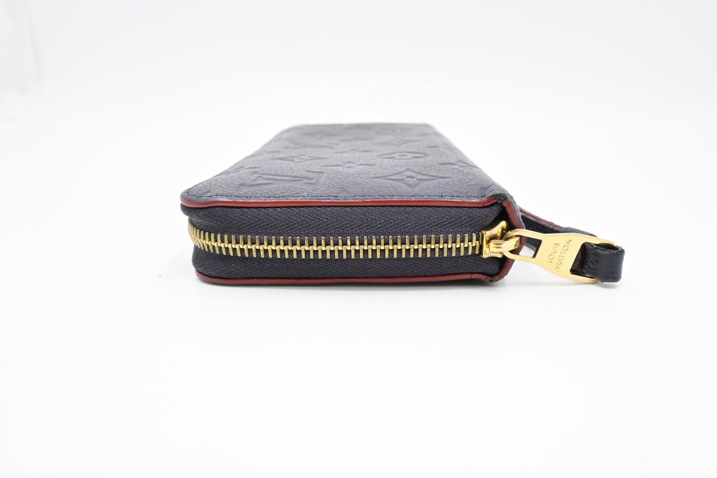 Louis Vuitton Zippy Long Wallet in Marine Rouge Empreinte Leather