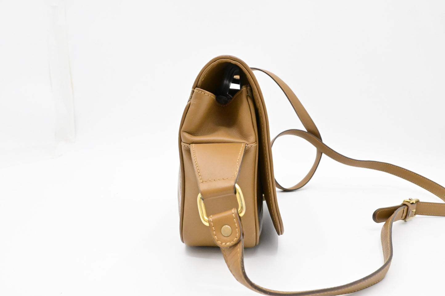 Celine Crossbody Bag in Brown Triomphe Coated Canvas