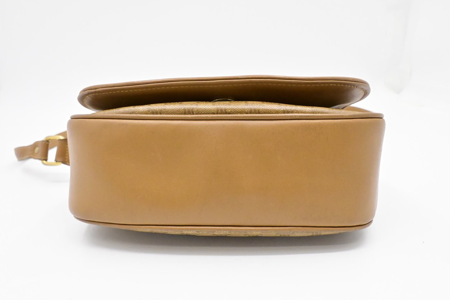 Celine Crossbody Bag in Brown Triomphe Coated Canvas