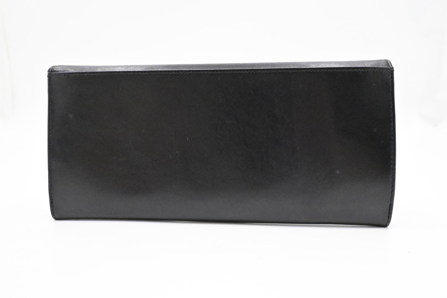 Dior Long Wallet in Black Leather