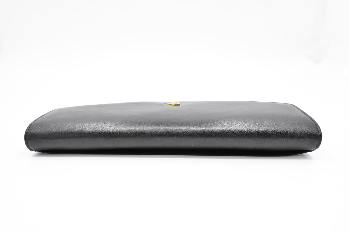 Dior Long Wallet in Black Leather