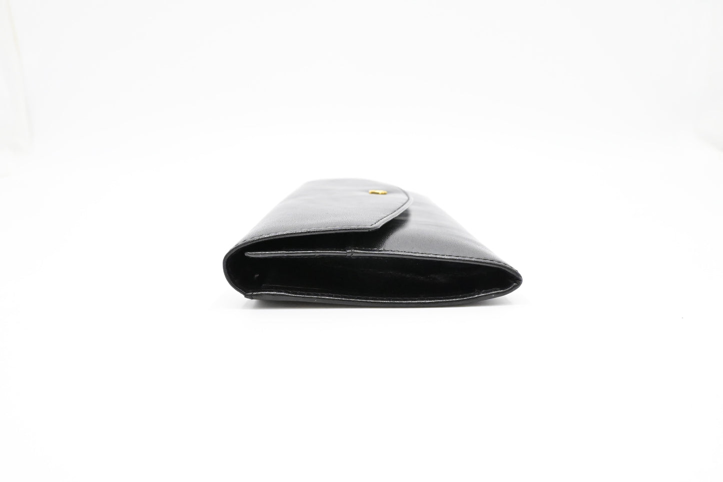 Dior Long Wallet in Black Leather
