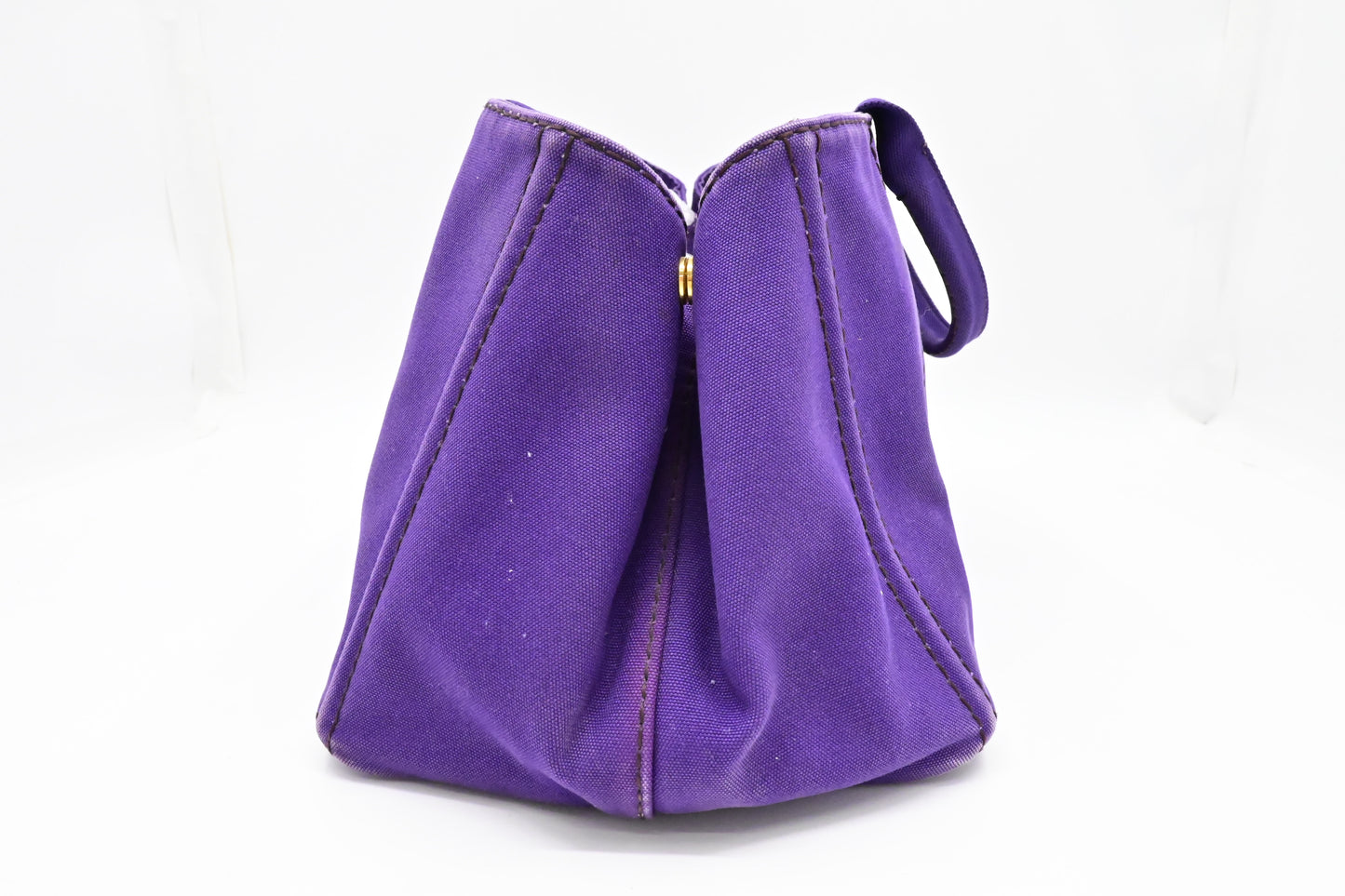 Prada Canapa Tote in Viola Canvas