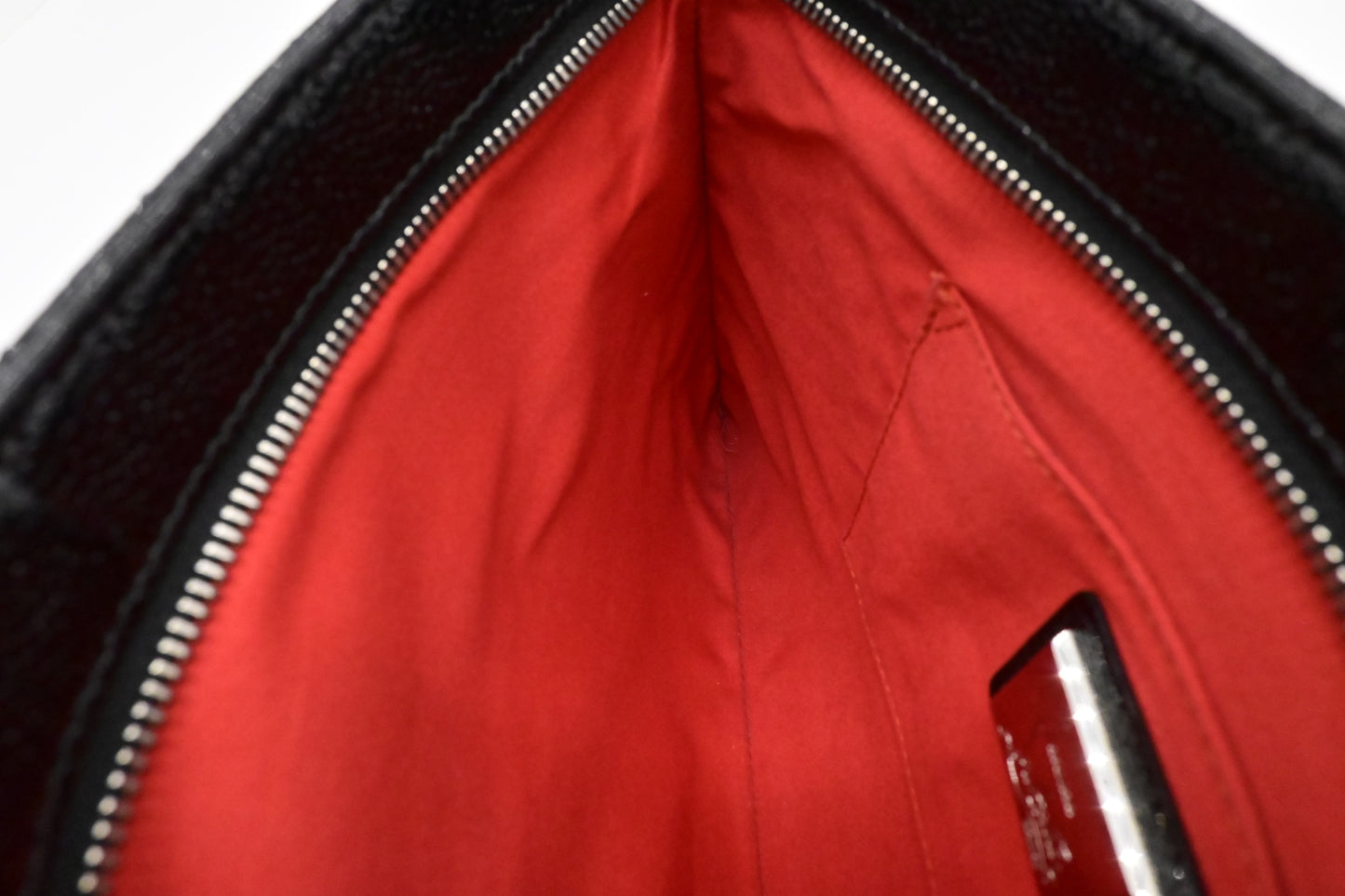 Louboutin Loubiposh Clutch in Black Spiked Leather