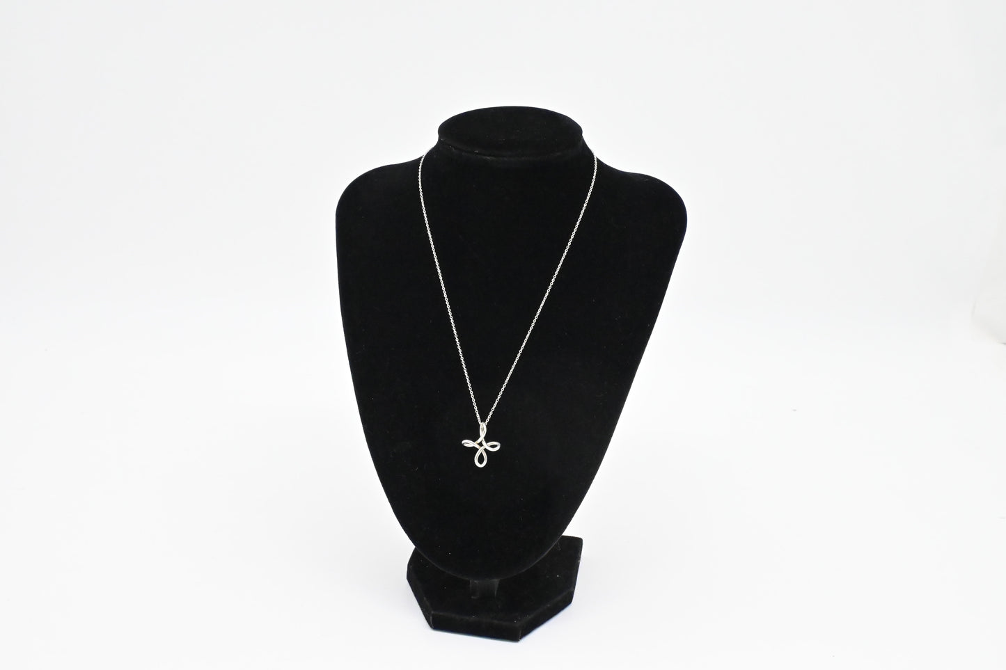 Tiffany & Co. Infinity Cross Necklace in Sterling Silver