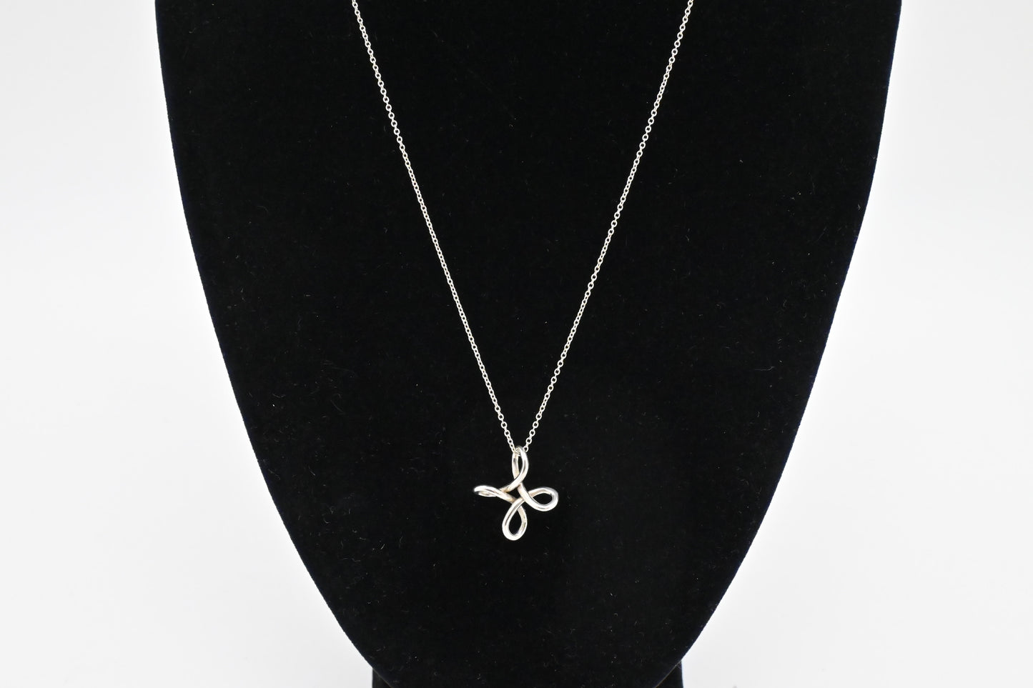 Tiffany & Co. Infinity Cross Necklace in Sterling Silver