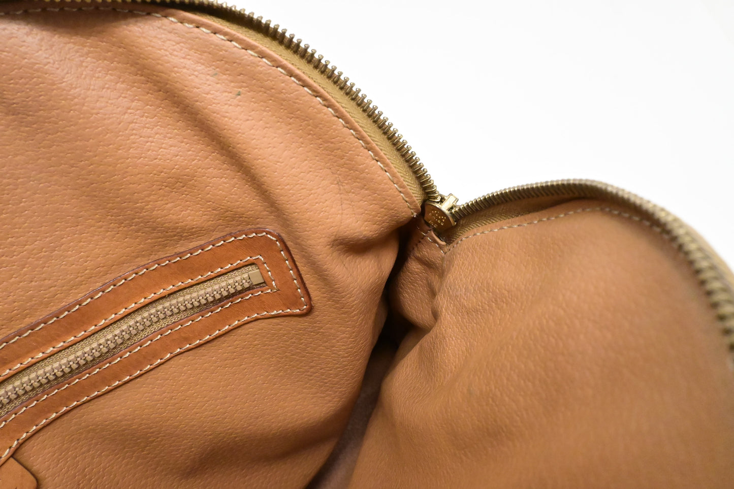 Celine 2-Way Handbag in Brown Macadam Canvas