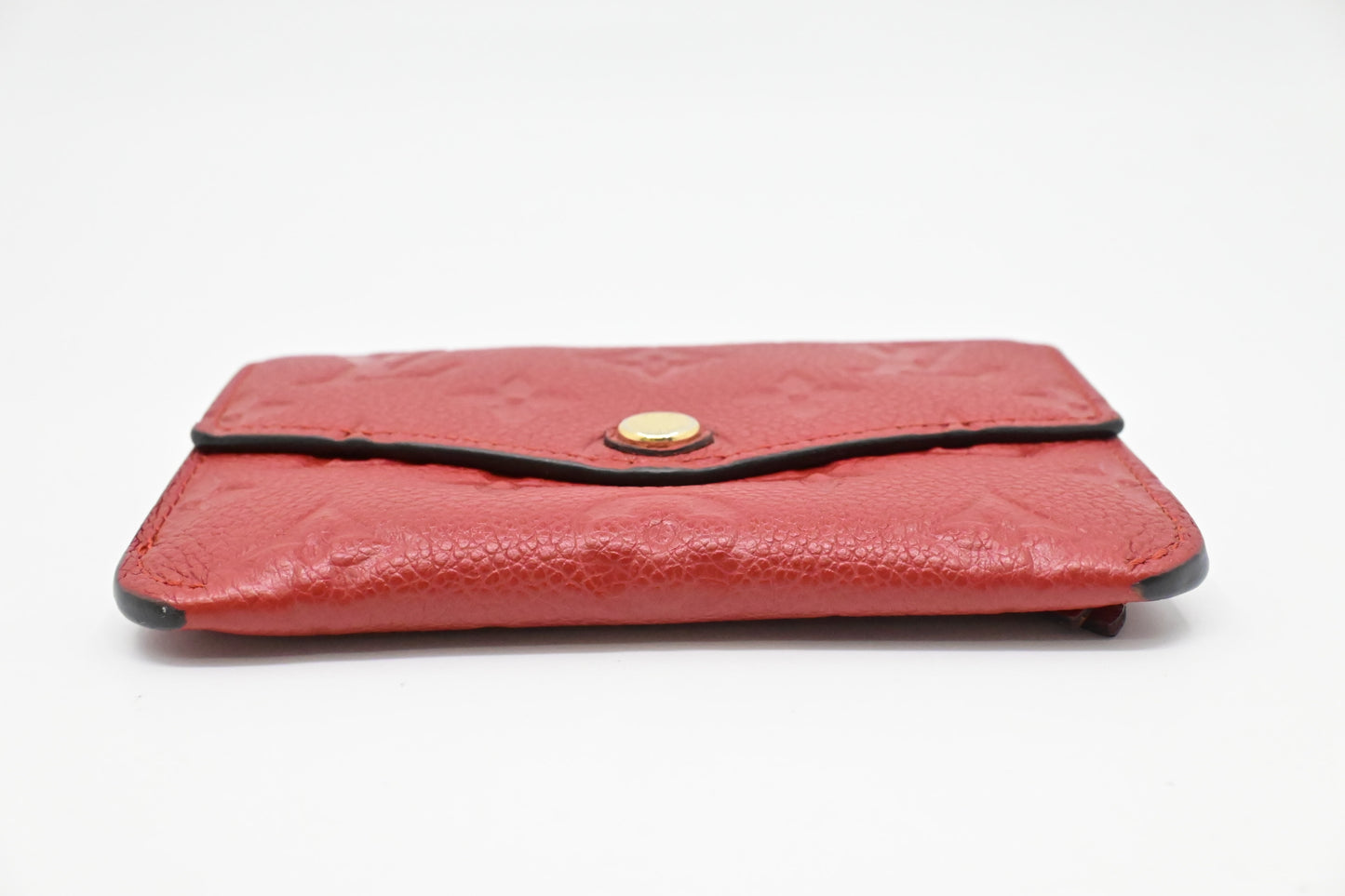 Louis Vuitton Pochette Cles in Red Empreinte Leather