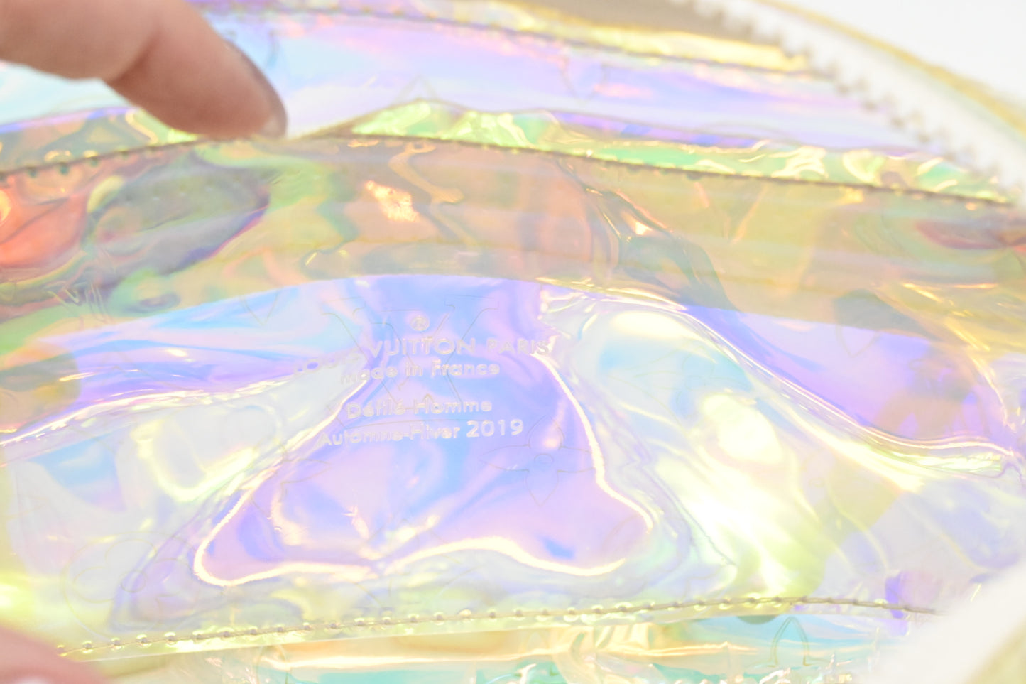 Louis Vuitton Olga Wristlet in Prism PVC