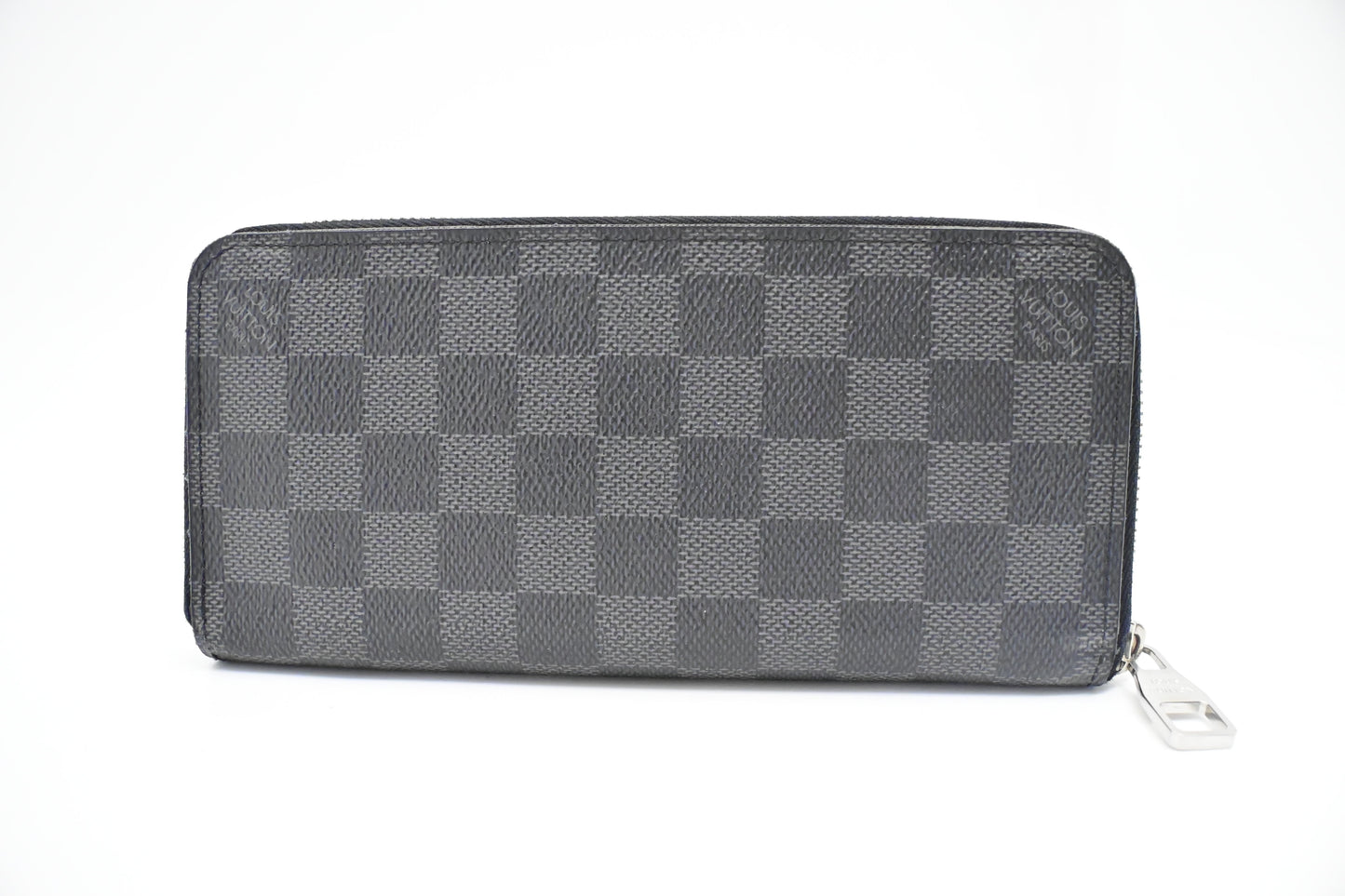 Louis Vuitton Vertical Zippy Wallet in Damier Graphite Canvas