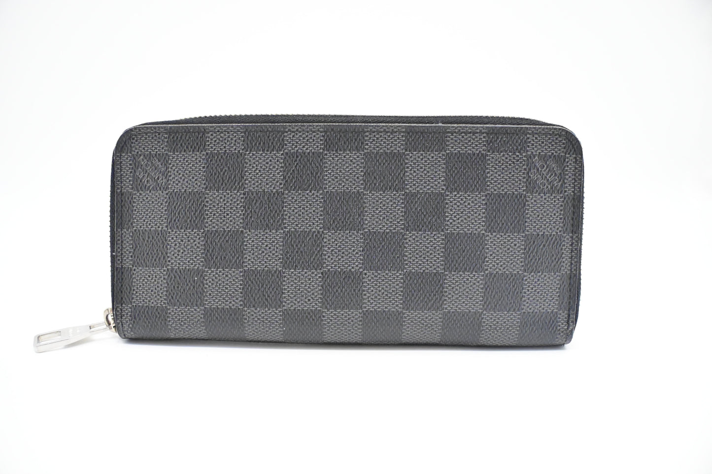 Louis Vuitton Vertical Zippy Wallet in Damier Graphite Canvas