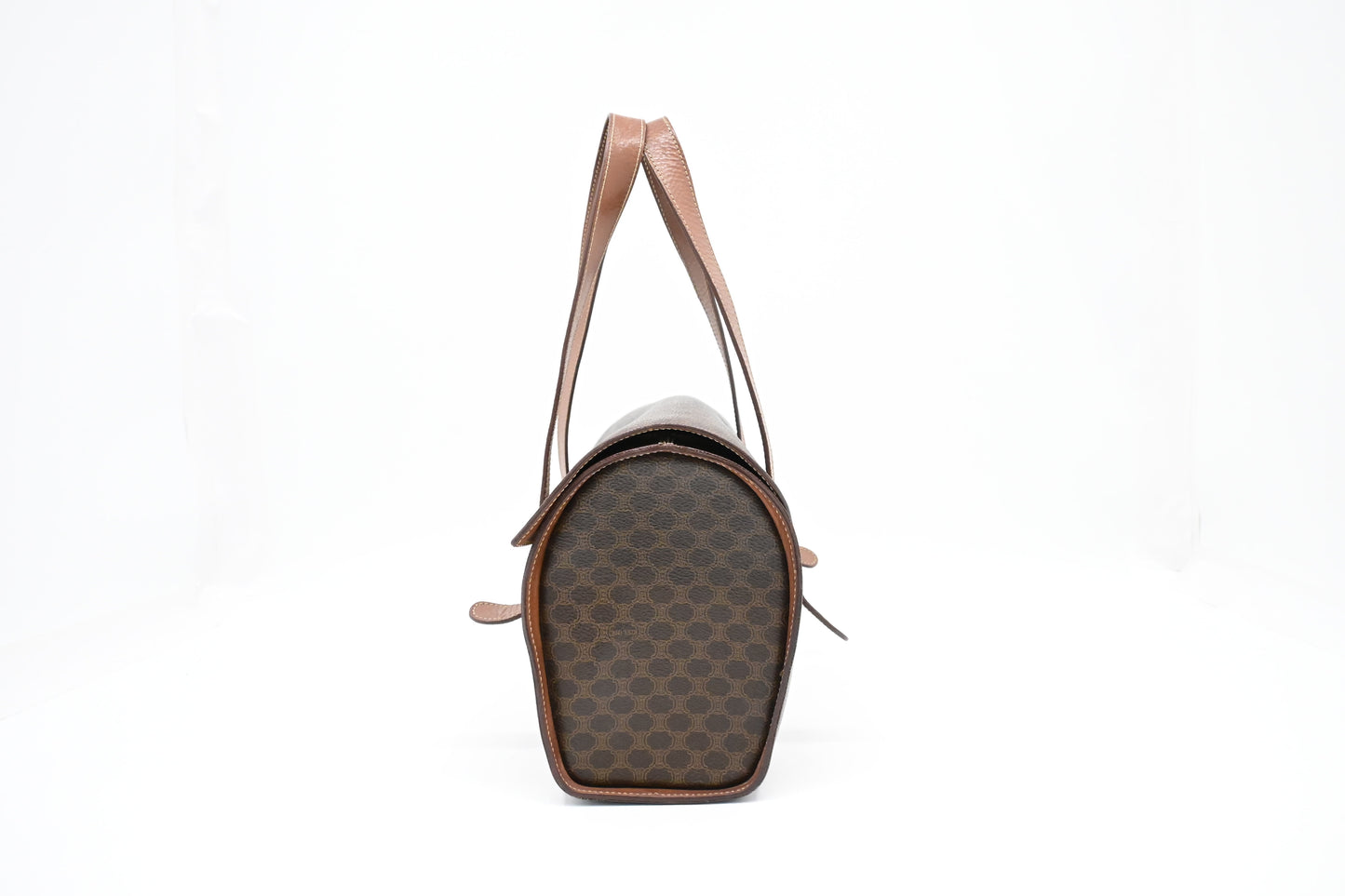 Celine Handbag in Brown Macadam Canvas