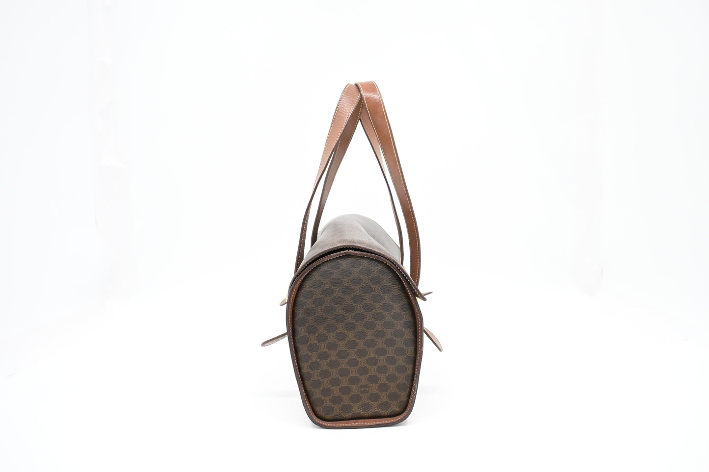 Celine Handbag in Brown Macadam Canvas