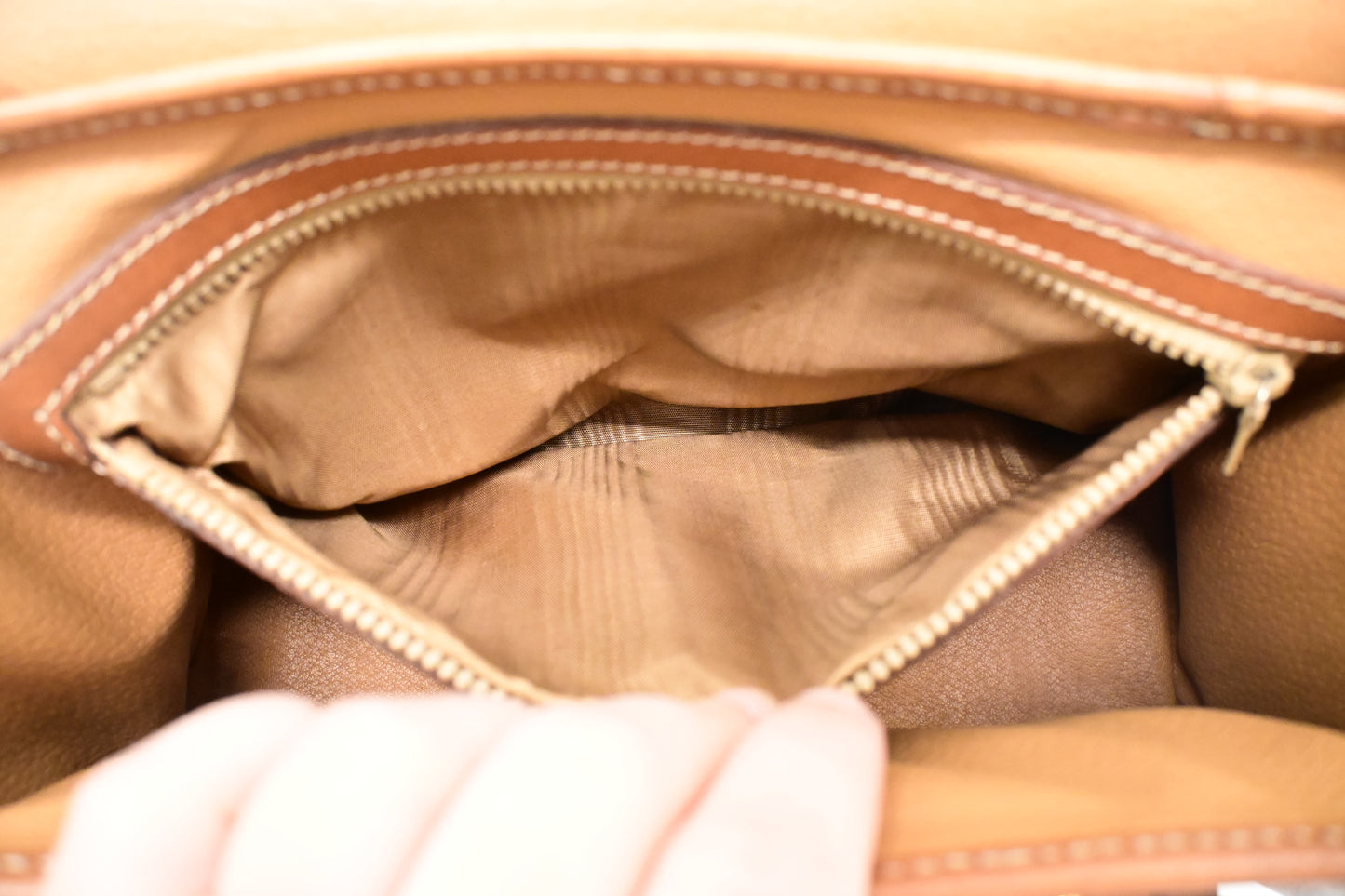 Celine Handbag in Brown Macadam Canvas