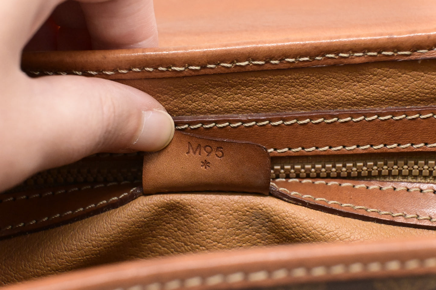 Celine Handbag in Brown Macadam Canvas