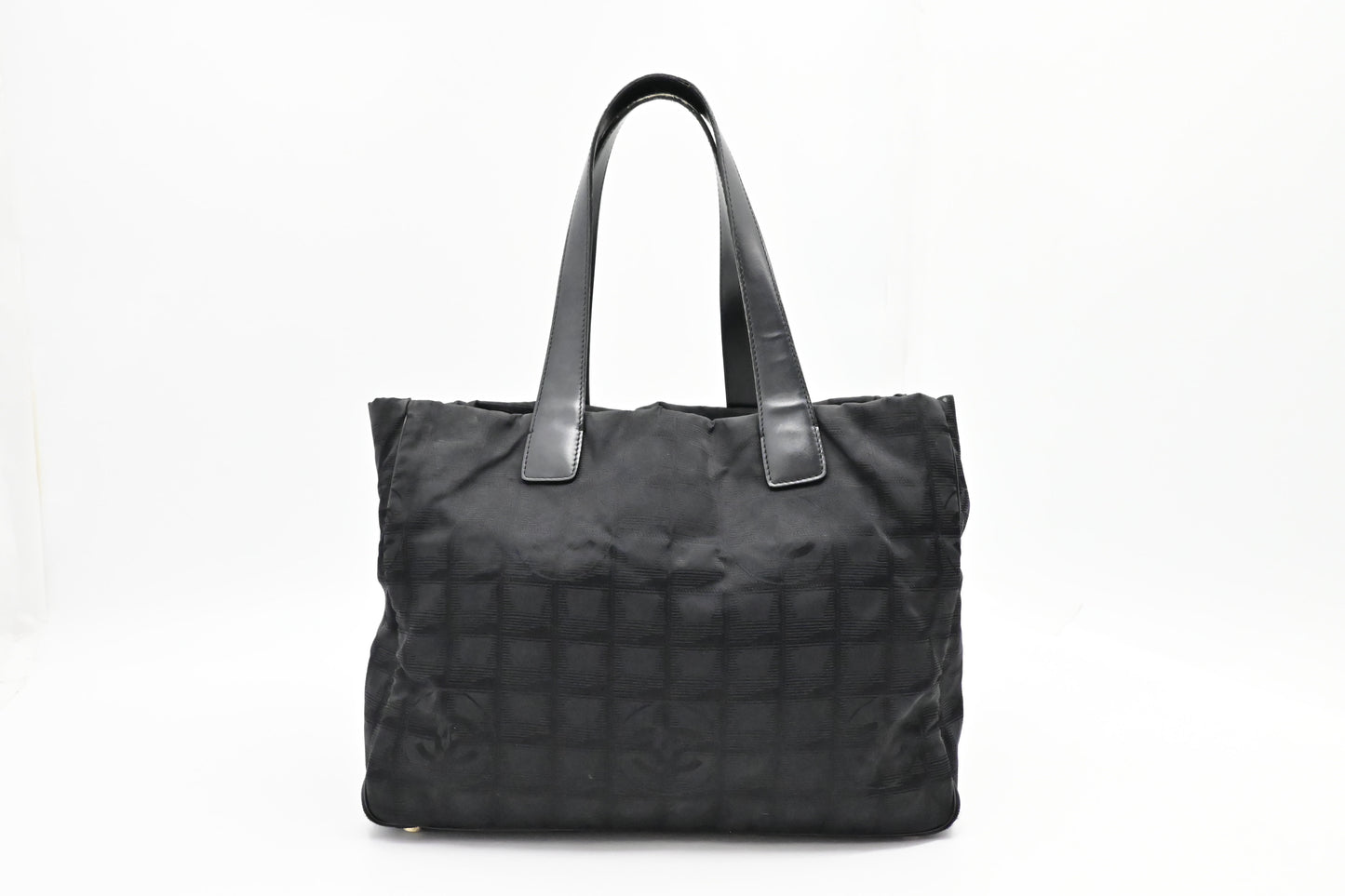 Chanel New Travel Line Tote in Black Canvas