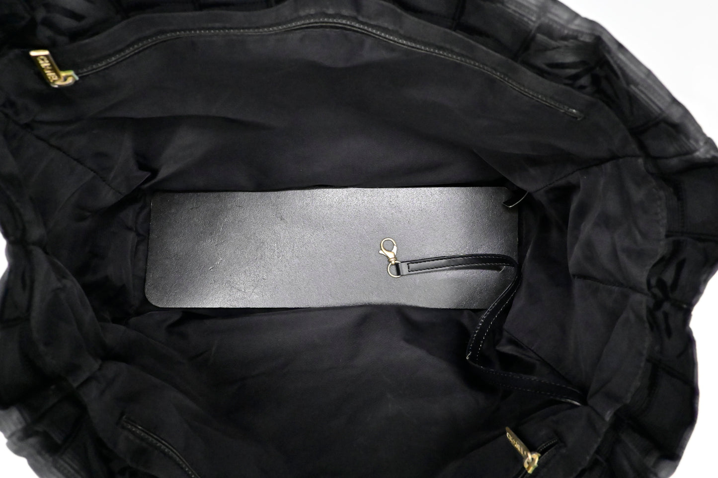 Chanel New Travel Line Tote in Black Canvas