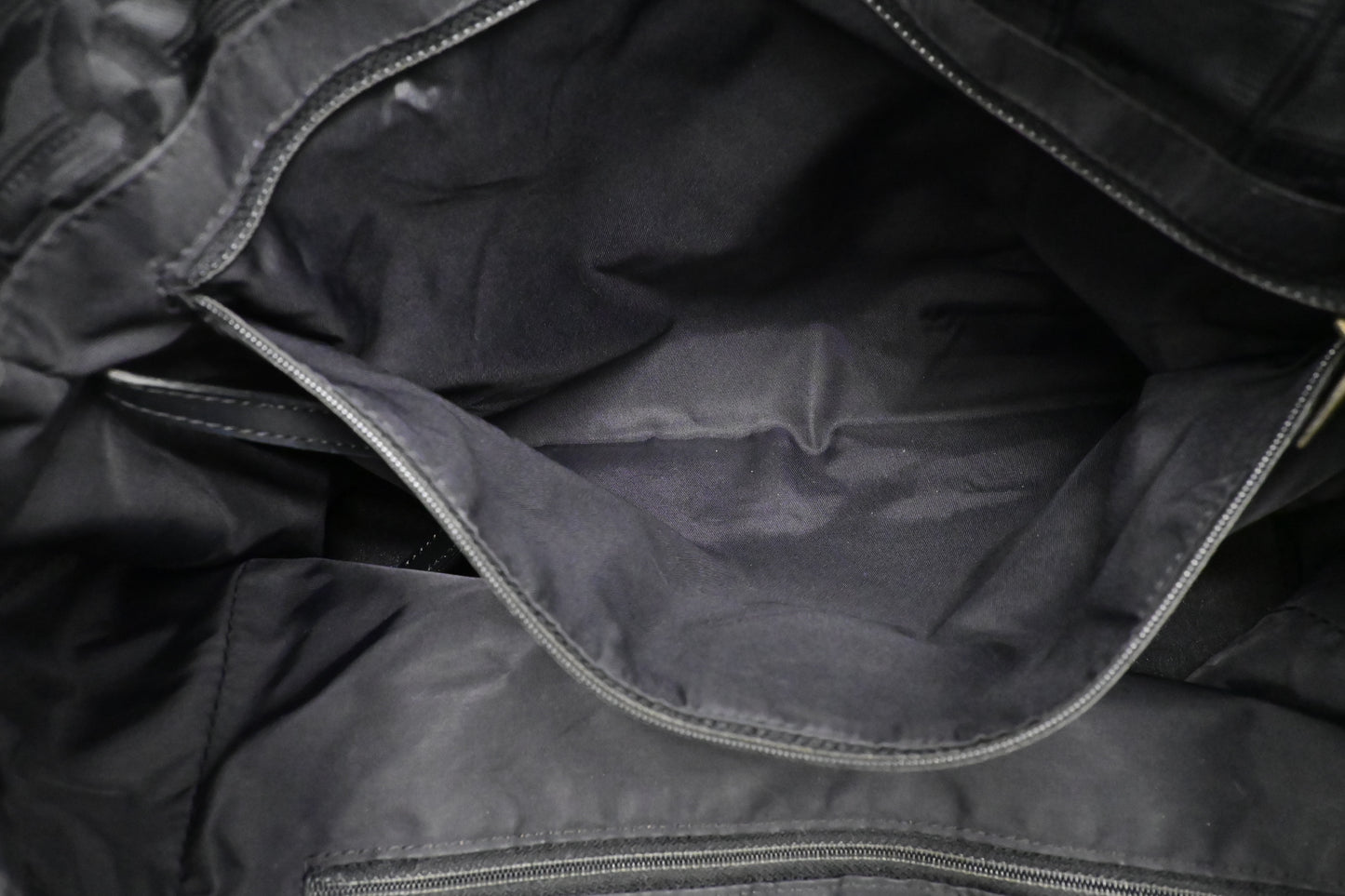 Chanel New Travel Line Tote in Black Canvas