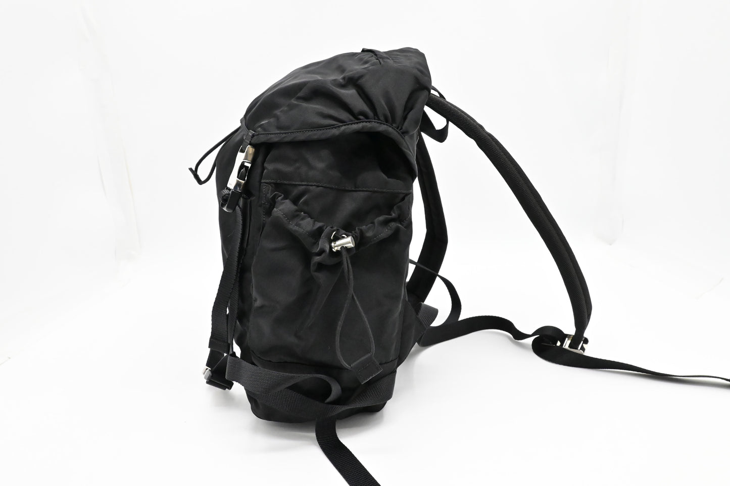 Prada Medium Hiking Backpack in Black Nylon