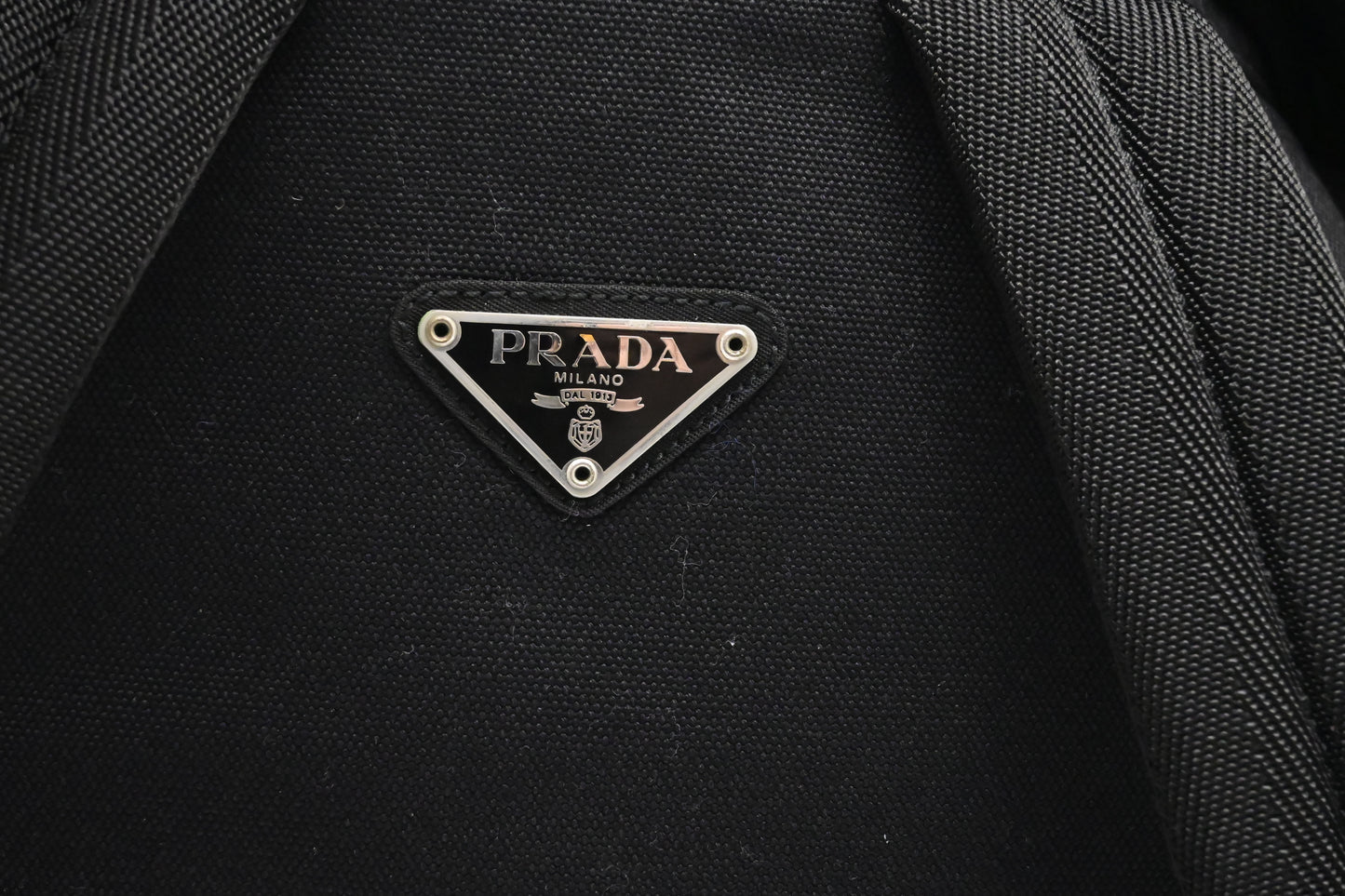 Prada Medium Hiking Backpack in Black Nylon