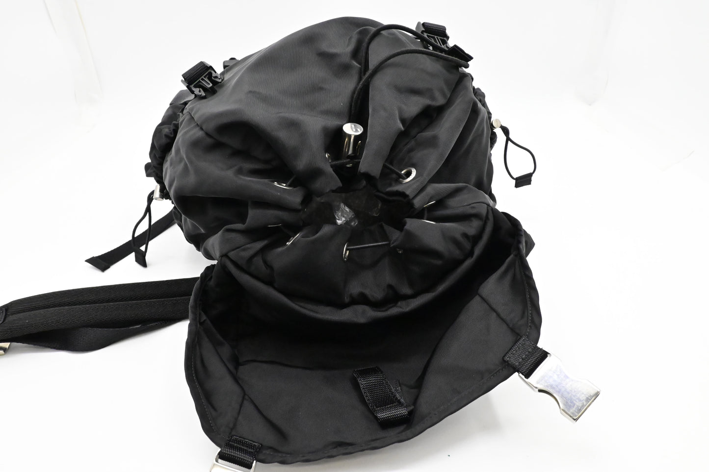 Prada Medium Hiking Backpack in Black Nylon