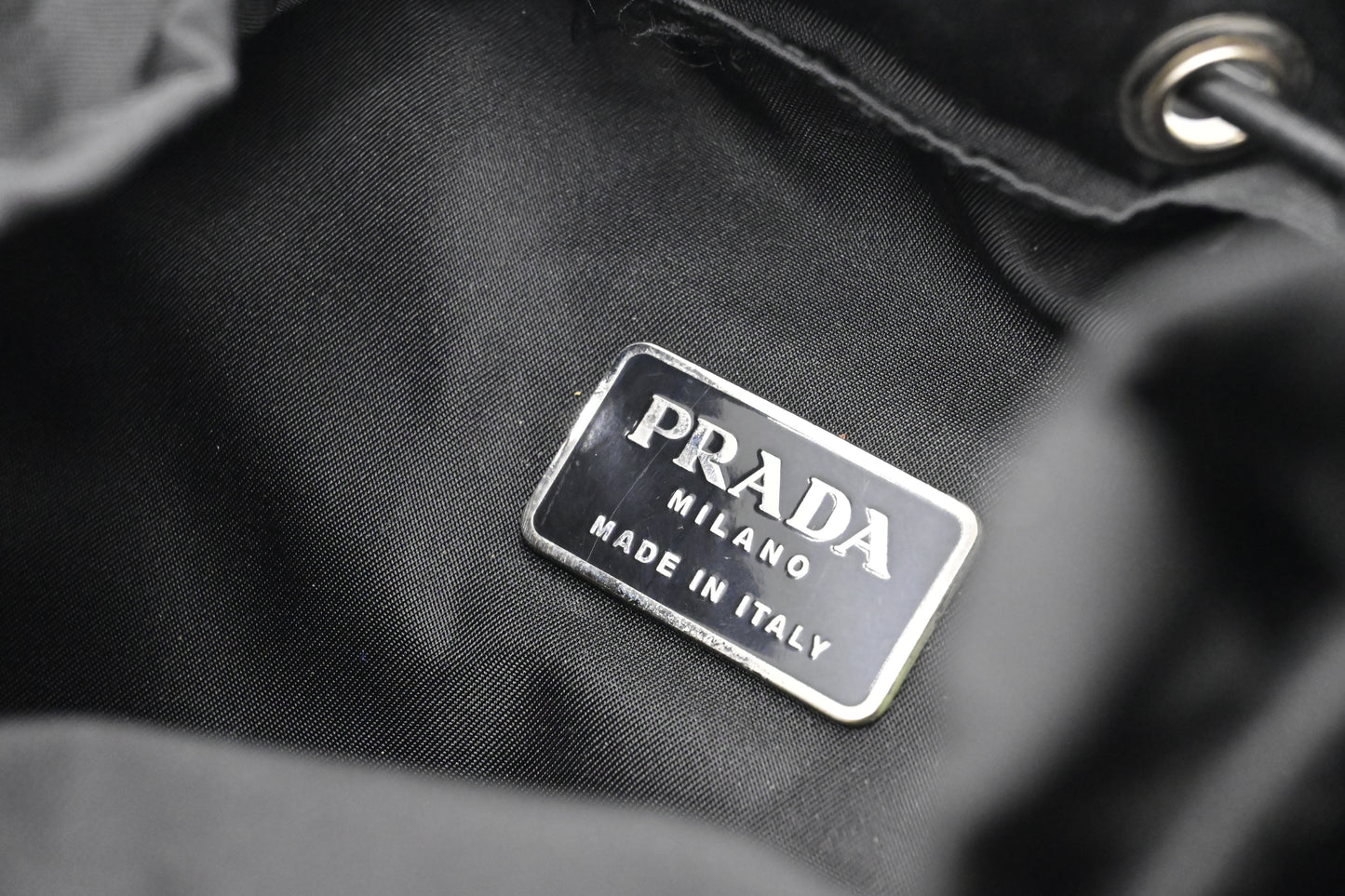 Prada Medium Hiking Backpack in Black Nylon