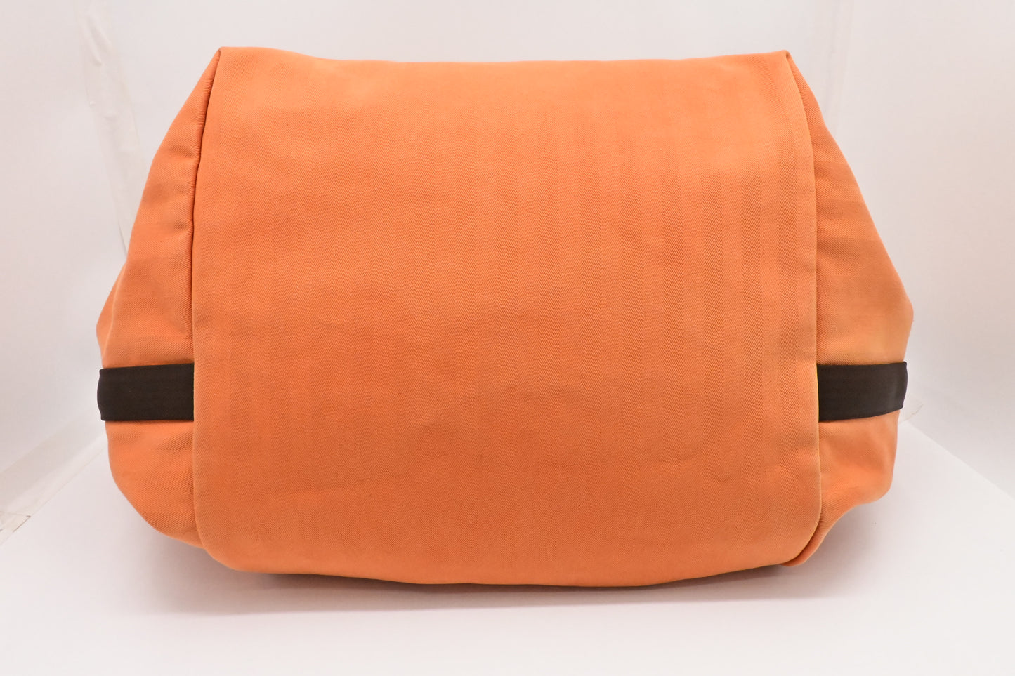 Hermes Fourre Tout de Cavalier in Orange Canvas