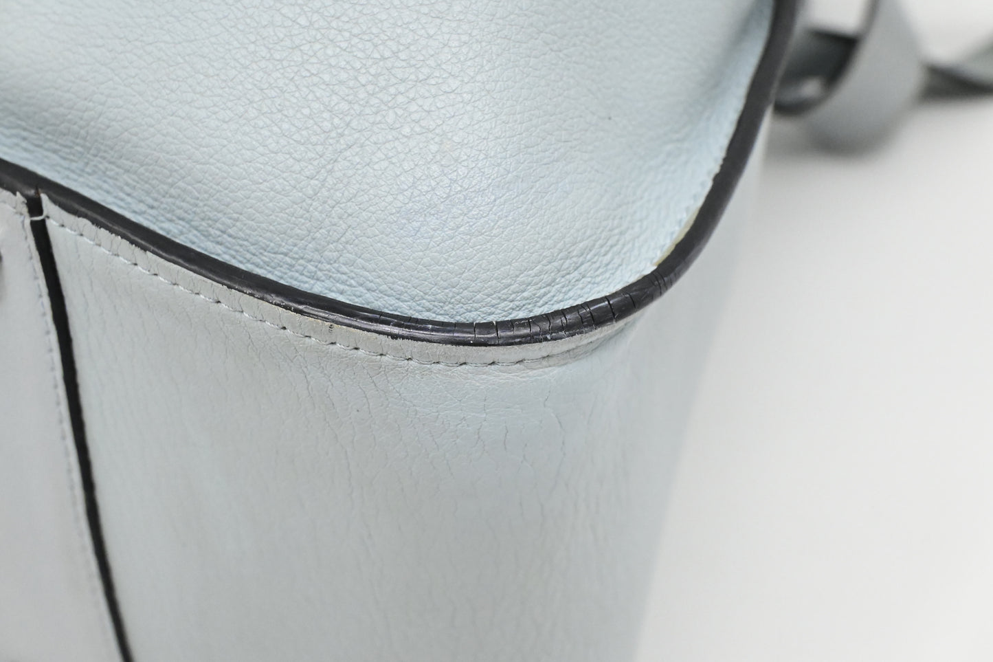 Loewe Small Hammock in Light Blue Leather