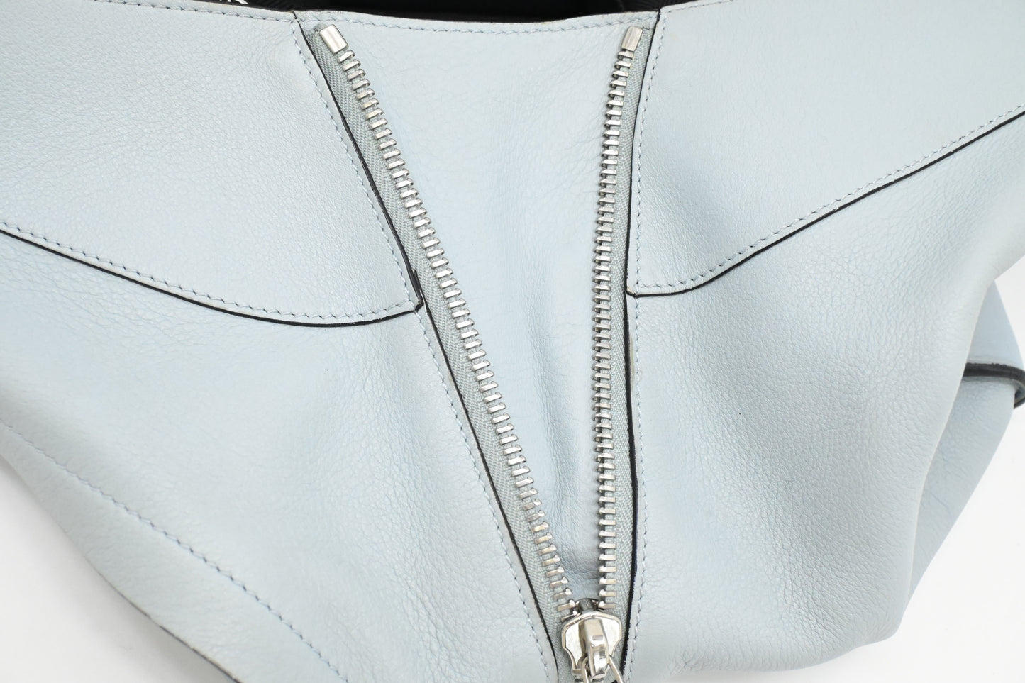 Loewe Small Hammock in Light Blue Leather